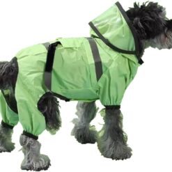 Dog Raincoat A roupa impermeável com capa de chuva para cachorrinhos é leve e adequada para cães de pequeno e médio porte (Color : A1, Size : Medium)