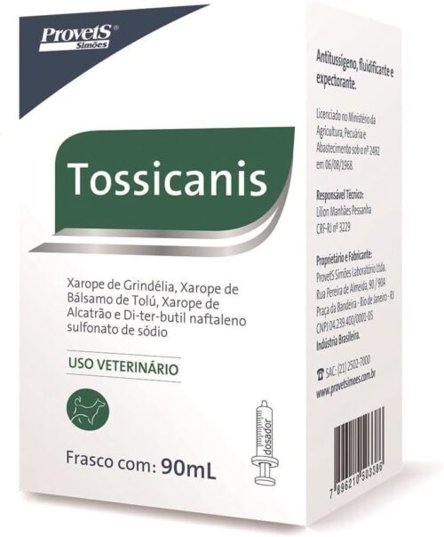 Xarope Provetas para Cães Tossicanis - 90 mL