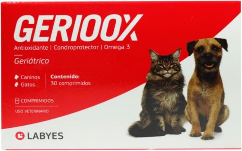 Labyes Antioxidante Gerioox Condroprotetor Cães E Gatos - 30 Comprimidos