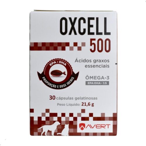 Avert Suplemento Oxcell Para Cães E Gatos Avert 30 Cápsulas - 500Mg