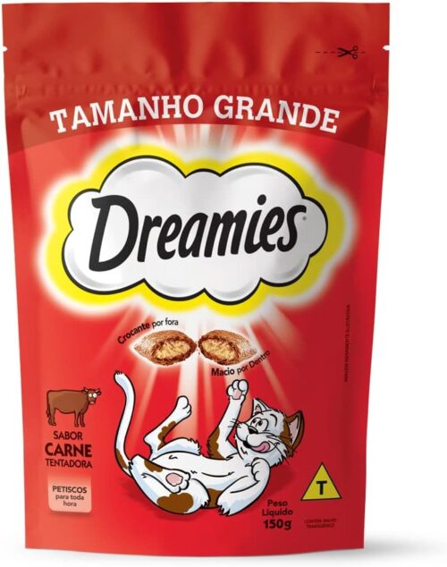 Dreamies Petisco Carne Tentadora Gatos Adultos 150G