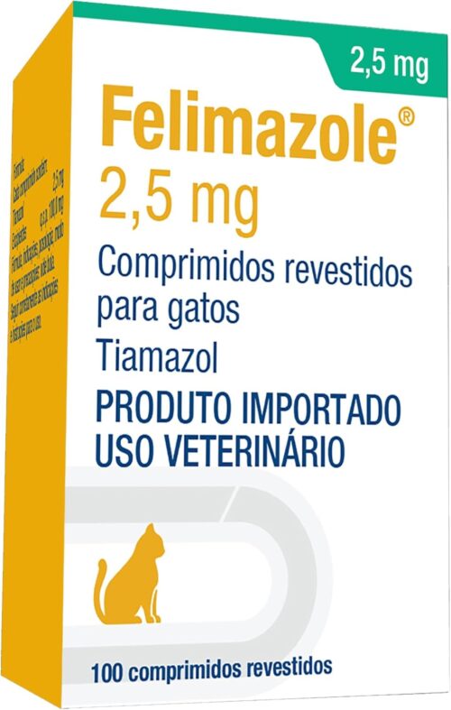 Comprimidos Felimazol® 2,5 mg contém 100 comprimidos