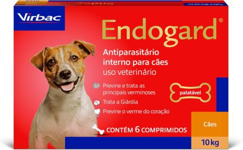 Virbac Endogard Vermífugo para Cães até 10kg C/ 6 Comprimidos