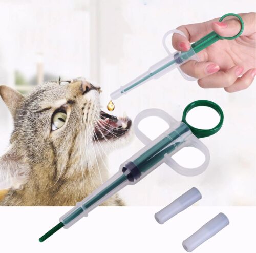 Dispensador de medicamentos para animais de estimativa??o C?o de estimativa??o Gato Comprimido comprimido Seringa C¨¢psula para animais de estimativa??o com cabe?a redonda Comprimido Ferramenta de alimenta??o para animais de estimativa? ?o Empurrador Atirador Alimentador de comprimidos