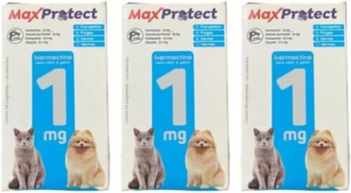 Anti Pulgas E Carrapatos Raças Pequenas E Gatos 12 Comprimidos - Max Protect