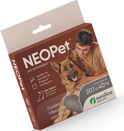 Antipulgas e Carrapatos Ourofino Neopet para Cães - de 20,1 a 40kg