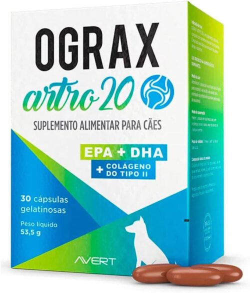 Avert Suplemento Vitaminico Ograx Artro Epa+Dha+Colageno Tipo 2 30Capsula