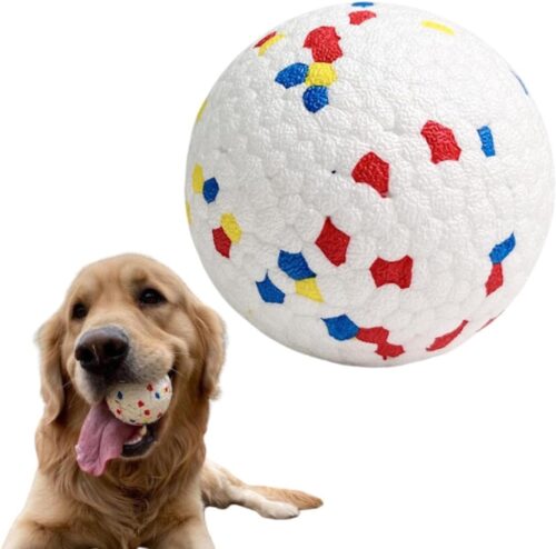 Bola brinquedo para cachorro bolinha para pet alta elasticidade mastigavel e ultra resistente, não despedaça (7,5)