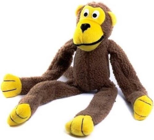 Brinquedo Pelúcia Com Apito Para Cães Macaco