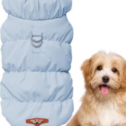 Casacos para clima frio para cães, Casaco suéter de algodão para clima frio para inverno de cachorro, Casaco de inverno para cachorro à prova de vento, roupas para cães de estimação, jaqueta Kumprohu