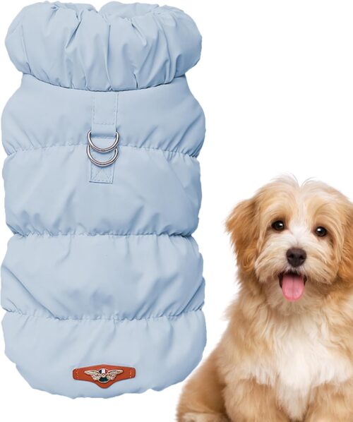 Casacos para clima frio para cães, Casaco suéter de algodão para clima frio para inverno de cachorro, Casaco de inverno para cachorro à prova de vento, roupas para cães de estimação, jaqueta Kumprohu