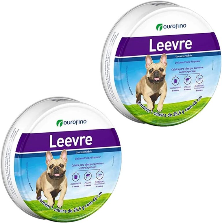 Coleira-Leevre-Ourofino-48cm-Roxa-Antipulgas-E-Carrapatos-E-Protege