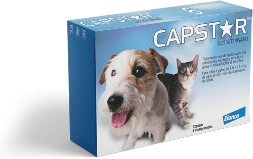 Elanco Capstar para Cães e Gatos, 6 Comprimidos x 11,4 mg