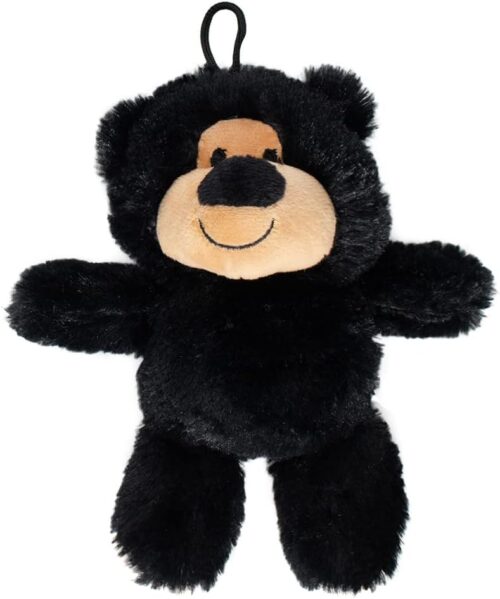 JAMBO PET Mord Pelucia Happy Bear Pequeno Preto