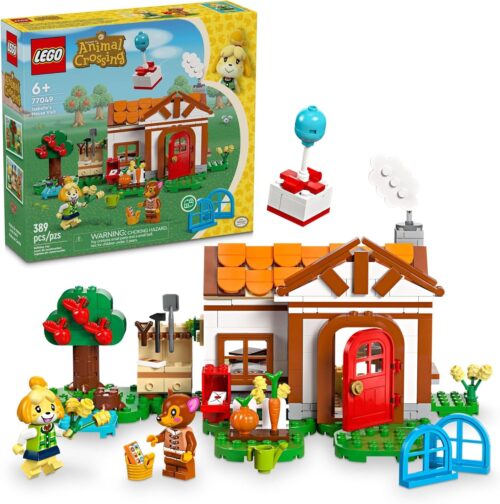 LEGO Set Animal Crossing 77049 Visita de Isabelle 389 peças