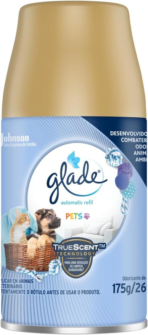 Odorizador de Ambiente Neutra Fresh Glade Automatic Pets Frasco 269ml Spray Refil