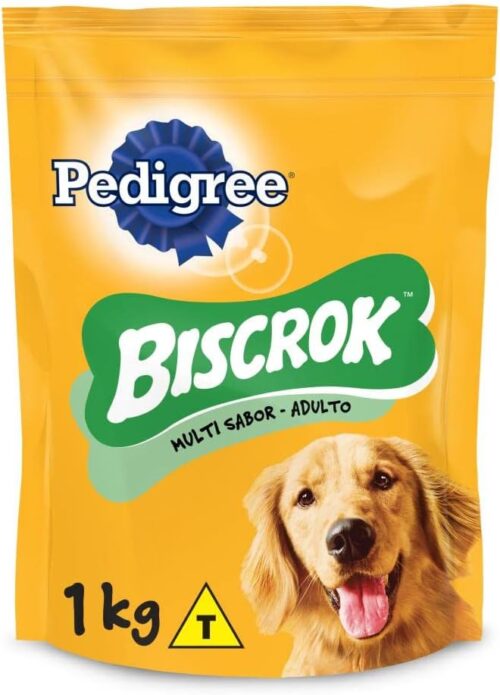 PEDIGREE Biscoito Pedigree Biscrok Para Cães Adultos Multi 1 Kg