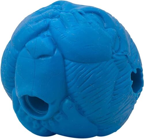 Pet Games Bolinha Recheável Macaquinho Azul Tamanho P Para Cães