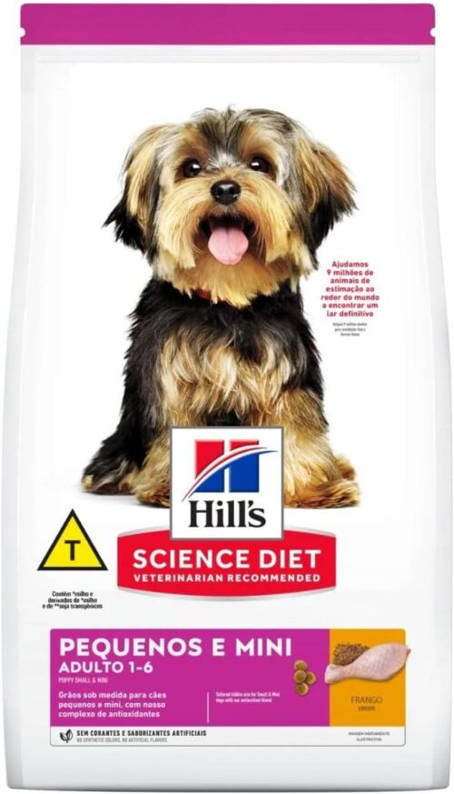 Ração Hill's Science Diet para Cães Adultos Pequenos e Mini 2,4kg