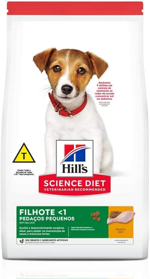 Ração Hill's Science Diet para Cães Filhotes Pedaços Pequenos 2,4kg