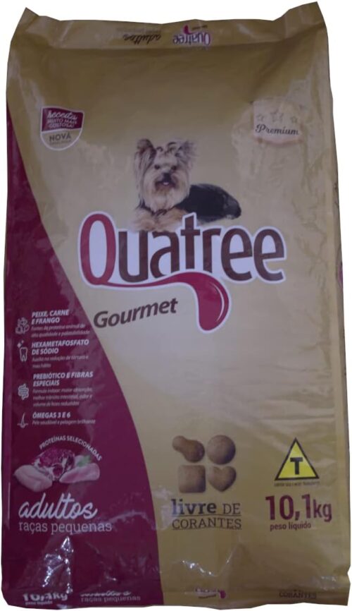 Ração Quatree Gourmet Adultos Raças Pequenas 10,1kg