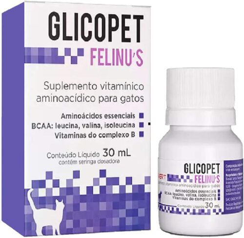 Suplemento Glicopet Felinus para Gatos 30ml