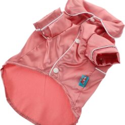 Toddmomy Roupão De Pijama Cachorro Camisola De Algodão Suéter De Cachorrinho Pijamas Para Cães Pequenos Suéter De Gato Suéter Para Cachorro Pequeno Cão Quente Rosa Bichon Macacão