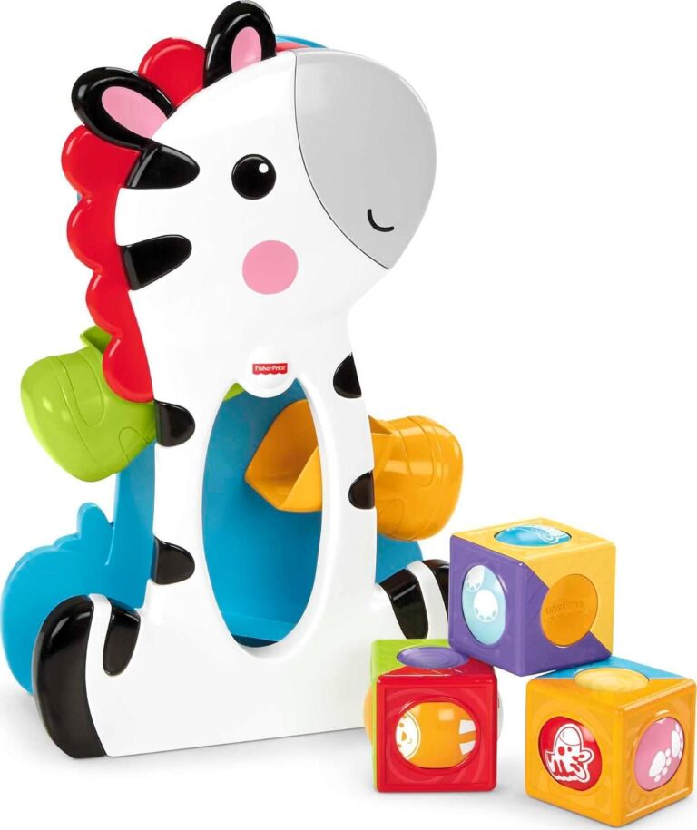 Zebra-Blocos-Surpresa-Fisher-Price-Branco