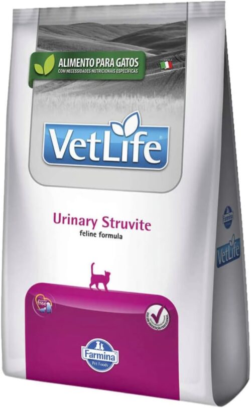 Farmina Vet Life Estruvita Urinária para Gatos Adultos de Todas as Raças 2Kg