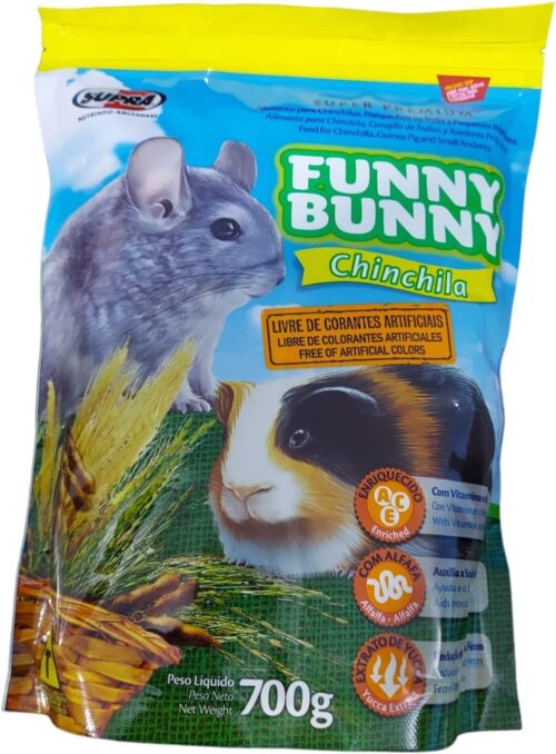 Funny Bunny Chinchila - alimento para roedores – 700g