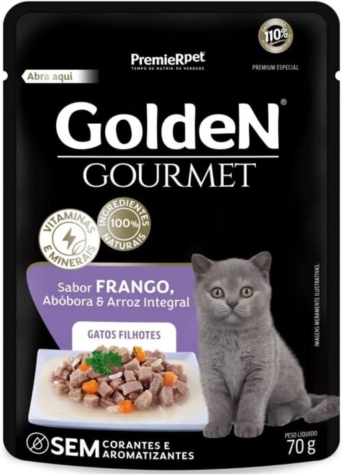 GoldeN Gourmet Gatos Filhotes sabor Frango 70g