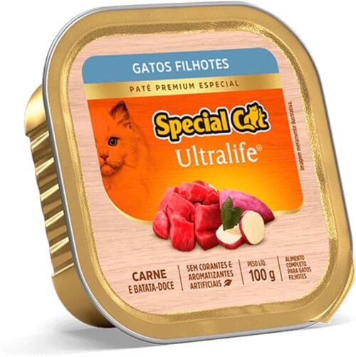 PATÊ ESPECIAL DE GATO FILHOTE CARN100G