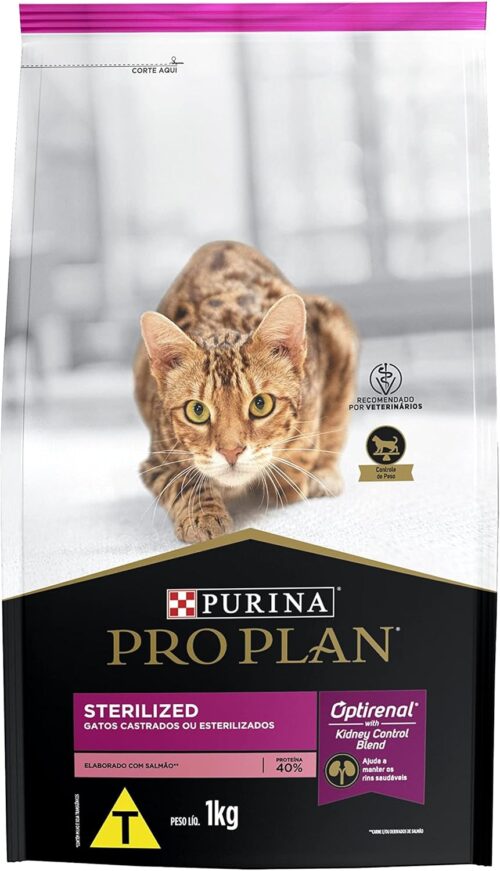 PURINA Pro Plan Ração Gatos Castrados Pro Plan Sabor Salmão 1Kg