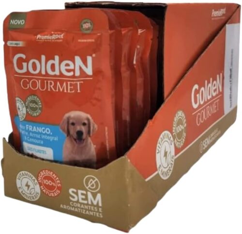 Premier Golden Gourmet Para Cães Filhotes Sabor Frango 85G - Caixa Com 20 Unidades