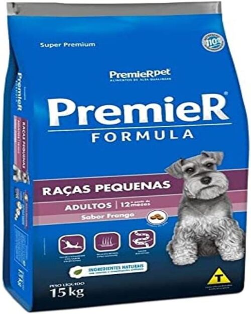 Premier Pet Ração Para Cachorros Adultos Raças Pequenas Frango 15kg