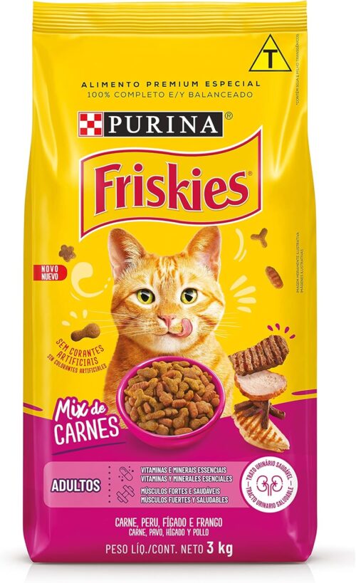 Purina Friskies Friskies Seleção Saborosa Mix Carne 3Kg