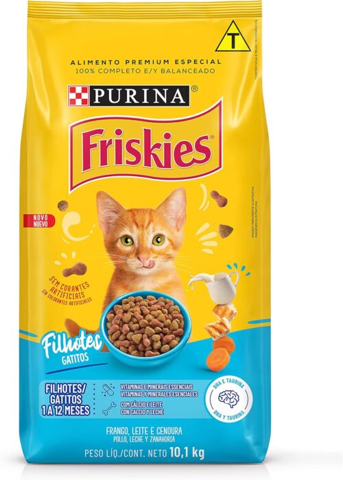 Purina Friskies Ração Gatos Filhotes Friskies Frango E Leite 10 1Kg