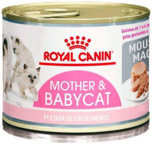 ROYAL CANIN Ração Lata Felino Mãe e Bebê Gato Molhado 195G