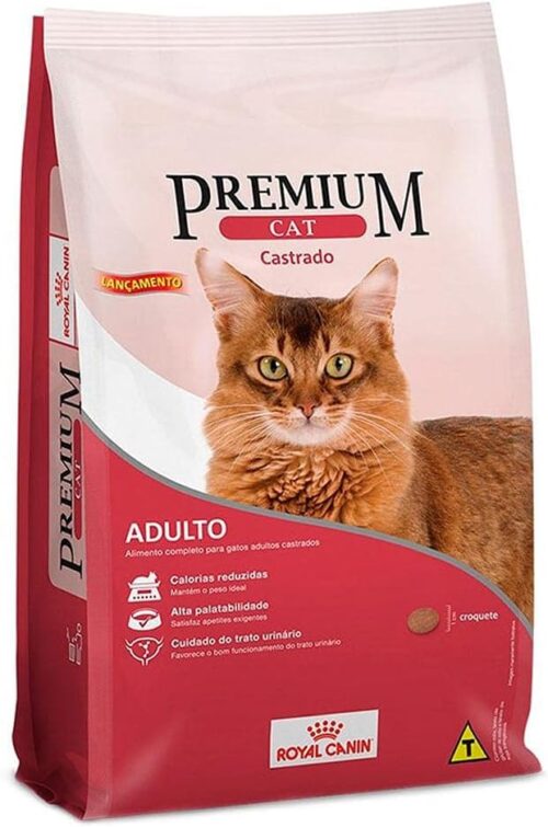 ROYAL CANIN Ração Royal Canin Premium Cat Para Gatos Adultos Castrados 10 1Kg Royal Canin Raça Adulto