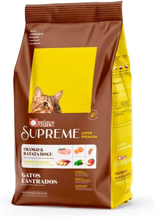 Ração Frango Supremo Gatos Castrados - 10,1Kg