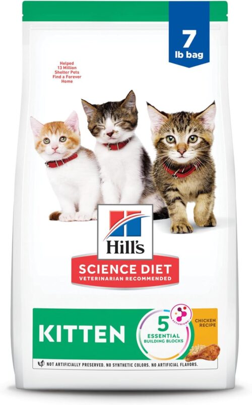 Ração Hill's Science Diet para gatos filhotes crescimento saudável sabor frango 3,1kg