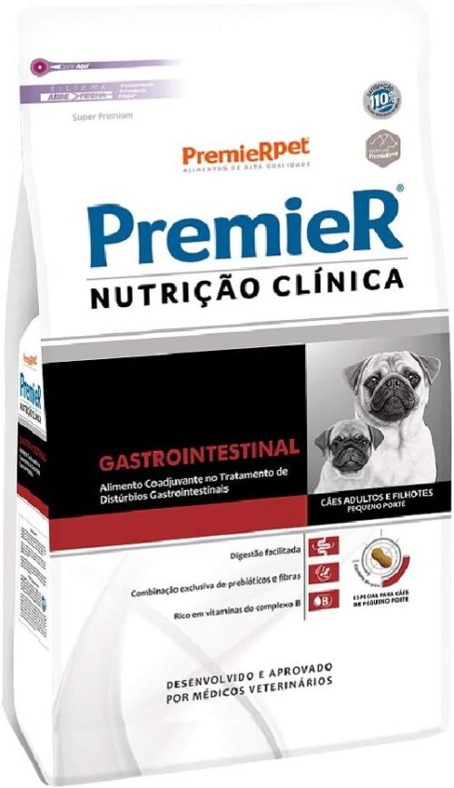 Ração Premier Nutrição Clínica Cão Raça Pequena Gastrointestinal 10,1kg