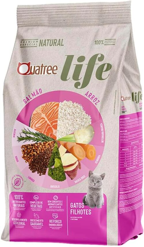 Ração Quatree para Gatos Life Filhotes 10,1kg