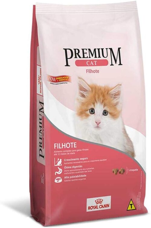 Ração Royal Canin Cat Premium Kitten Gatos Filhotes 10,1kg