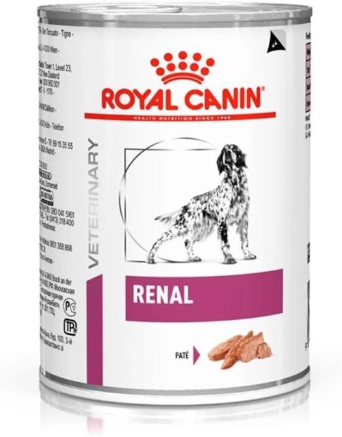 Ração Royal Canin Lata Canine Veterinary Diet Renal Wet para Cães com Doenças Renais - 410g Royal Canin - Sabor Outro