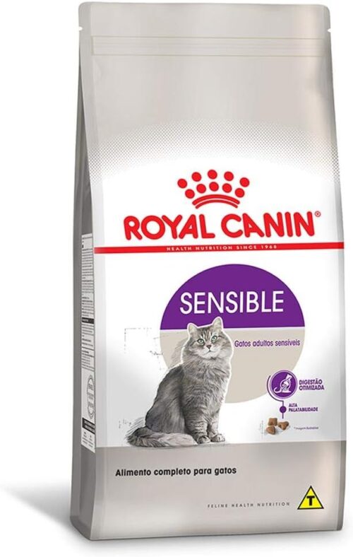 Ração Royal Canin Sensible, Gatos Adultos 4kg Royal Canin Raça Adulto