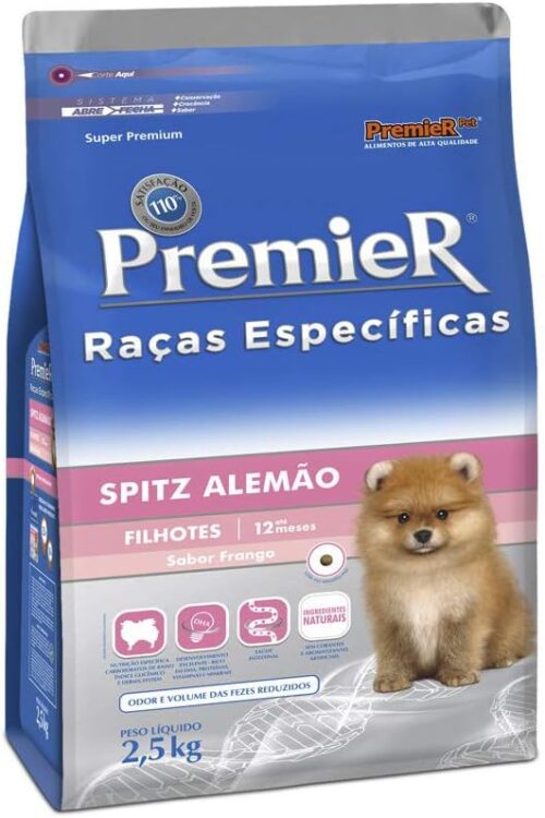 Ração para Cães Filhotes Premier Spitz Alemão 2,5Kg