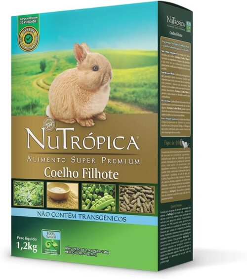 Ração para Coelho Filhote Nutrópica 1,2kg