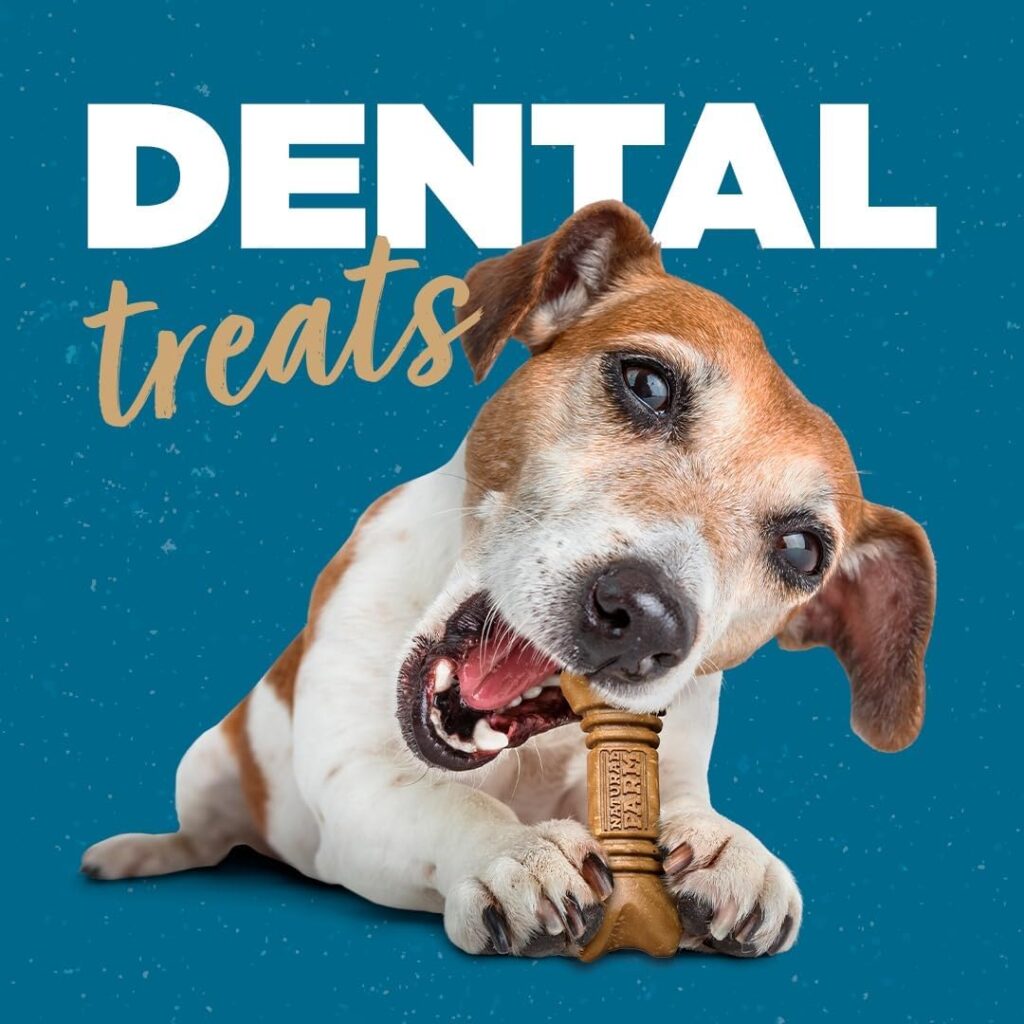 Natural Farm Petiscos Dentais para Cães, Receita de Osso de Carne e Porco, Ingredientes Naturais, Não-Transgênicos, Rico em Proteína Bruta, Cálcio e Vitamina D3