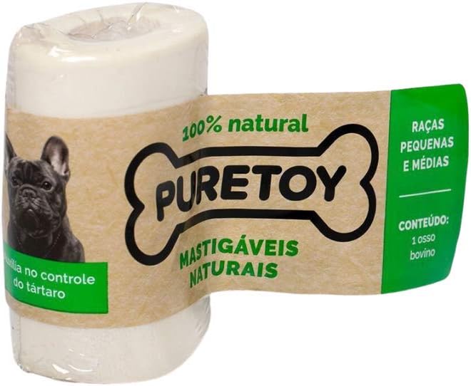 Osso Bovino Natural Puretoy Tamanho Medio
